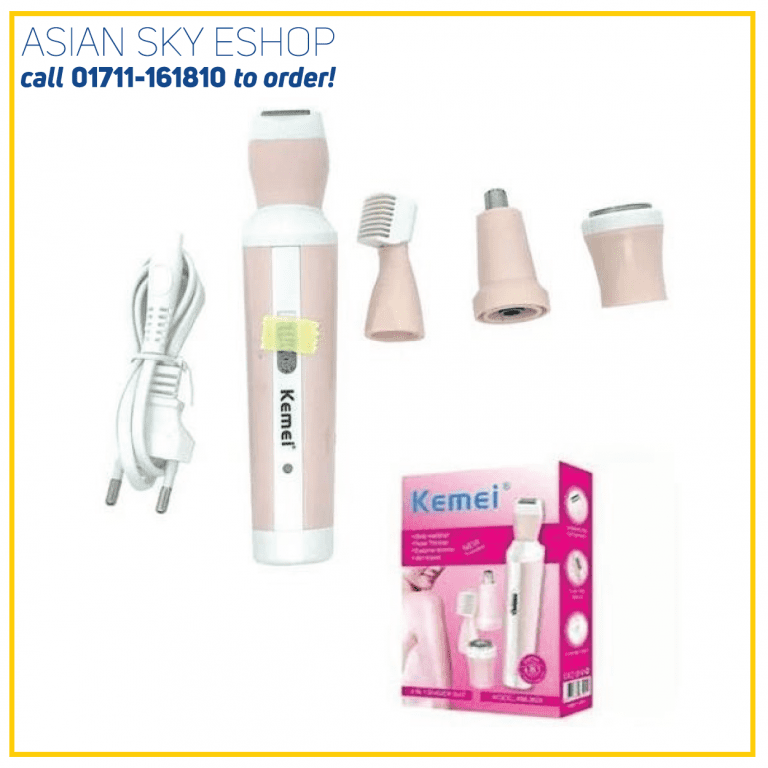 Kemei3024 Female Face Epilator Hair Removal Kit Asian Sky Shop