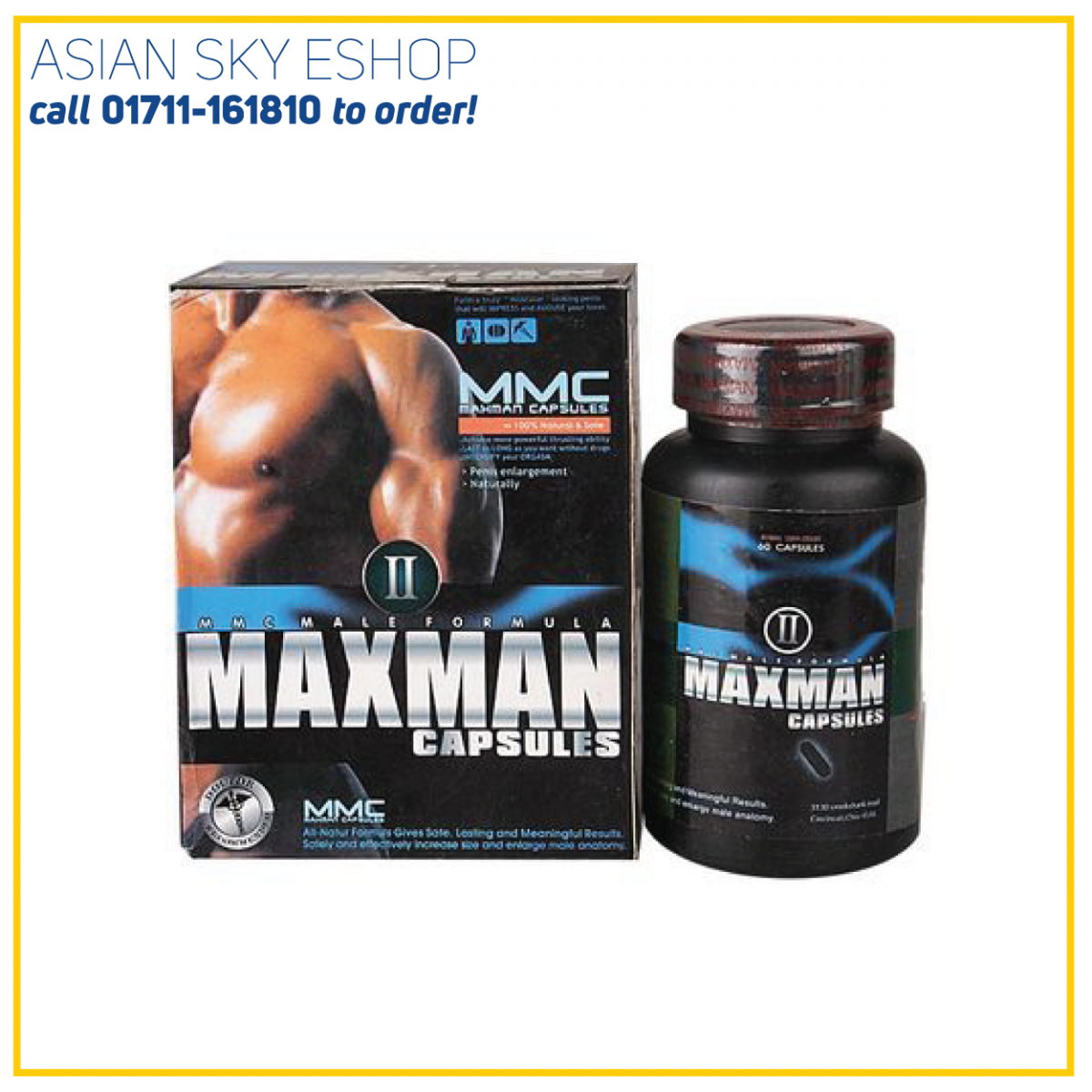 Maxman 60 Pcs Capsules For Men