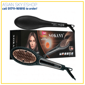 Sokany Ionic Hair Straightener Brush -750 F