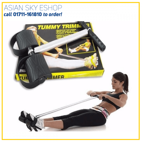 Tummy Trimmer for Weight loss (Unisex) | Tummy Trimmer-Abs Exerciser- Body Toner- Fat Buster- Multipurpose Fitness Equipment for Men & Women | Single Spring Tummy Trimmer