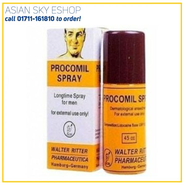 Procomil Long Time Anti Premature Ejaculation Delay Spray for Men - 45cc (Original