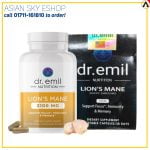 DR EMIL NUTRITION 2100mg Lions Mane Capsules for Focus, Mental Clarity & Cognitive Support - Nootropic Mushroom Supplement with 100% Organic Extract