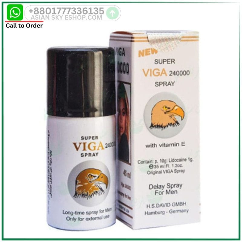 New Super Viga 240000 With Vitamin E Delay Spray