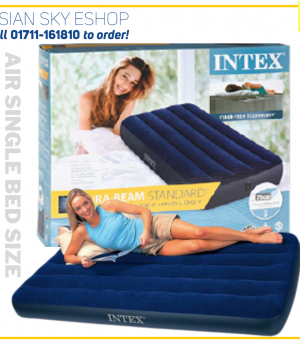 Intex Inflatable Single Air Bed with Pumper